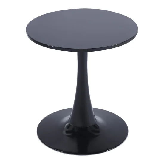 Table d'Angle San Antoni Ø55 cm Noire | Lúzete 2