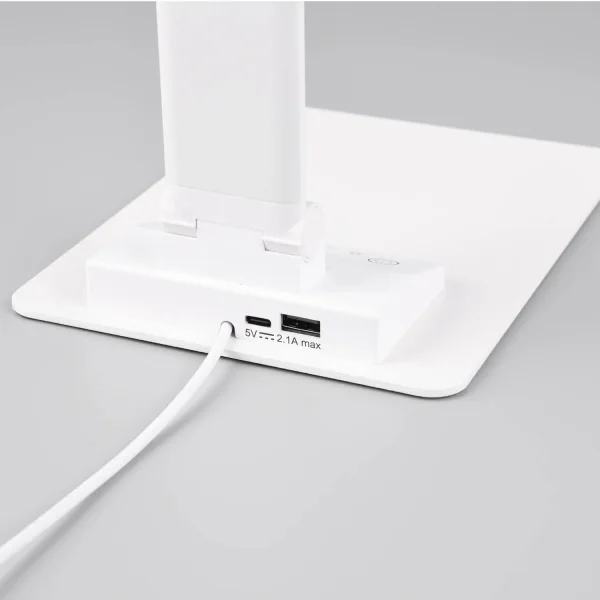 LAMPE DE TABLE LED 6,5W 3000-6500K BLANCHE THELMA