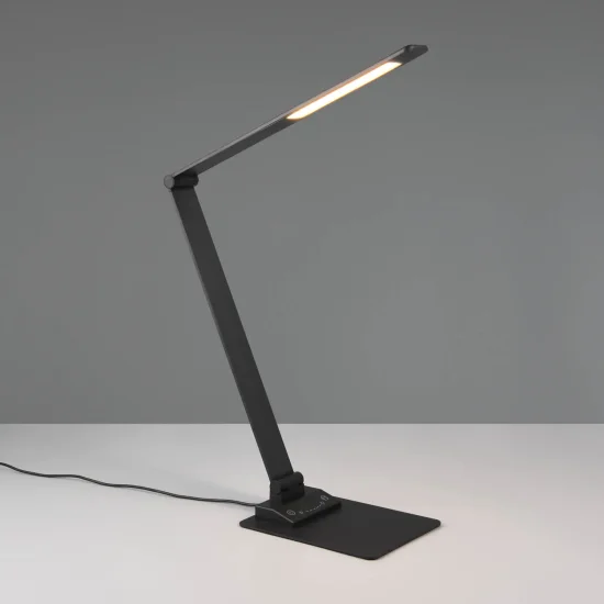 LAMPE DE TABLE LED 6,5W 3000-6500K NOIRE THELMA 2
