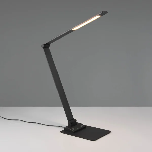 LAMPE DE TABLE LED 6,5W 3000-6500K NOIRE THELMA