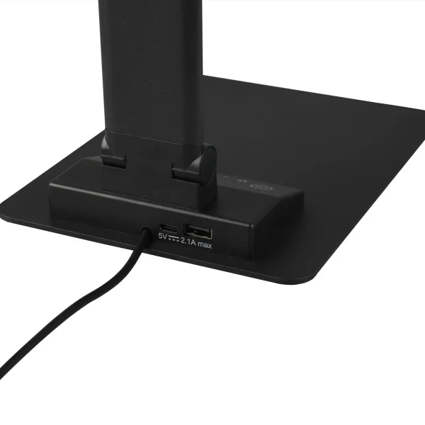 LAMPE DE TABLE LED 6,5W 3000-6500K NOIRE THELMA