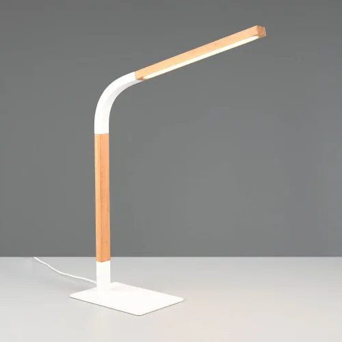 LAMPE DE TABLE LED 7W 3000K MÉTAL BLANC NELSON LAMPE DE TABLE LED 7W 3000K MÉTAL BLANC NELSON