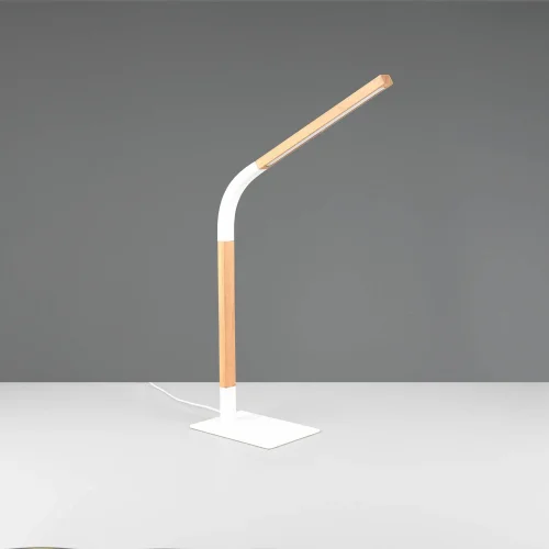 LAMPE DE TABLE LED 7W 3000K MÉTAL BLANC NELSON LAMPE DE TABLE LED 7W 3000K MÉTAL BLANC NELSON