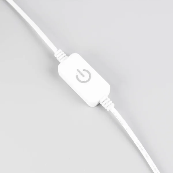 LAMPE DE TABLE LED 7W 3000K MÉTAL BLANC NELSON LAMPE DE TABLE LED 7W 3000K MÉTAL BLANC NELSON