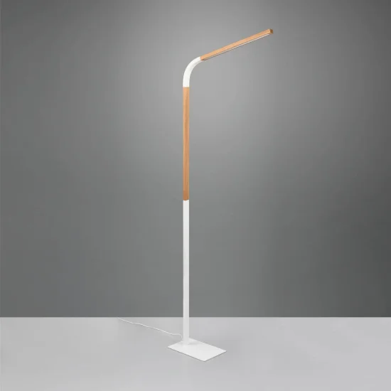 LAMPADAIRE LED 11W 3000K MÉTAL BLANC NELSON 2