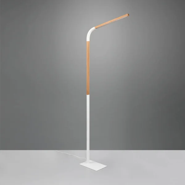 LAMPADAIRE LED 11W 3000K MÉTAL BLANC NELSON LAMPADAIRE LED 11W 3000K MÉTAL BLANC NELSON