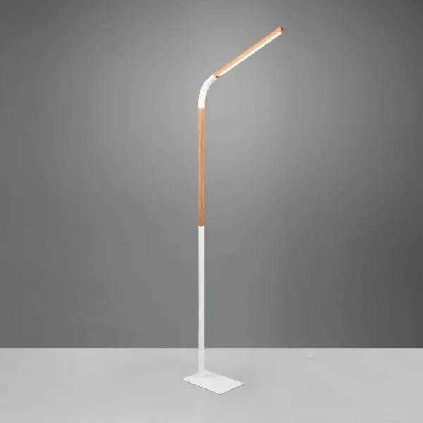 LAMPADAIRE LED 11W 3000K MÉTAL BLANC NELSON LAMPADAIRE LED 11W 3000K MÉTAL BLANC NELSON