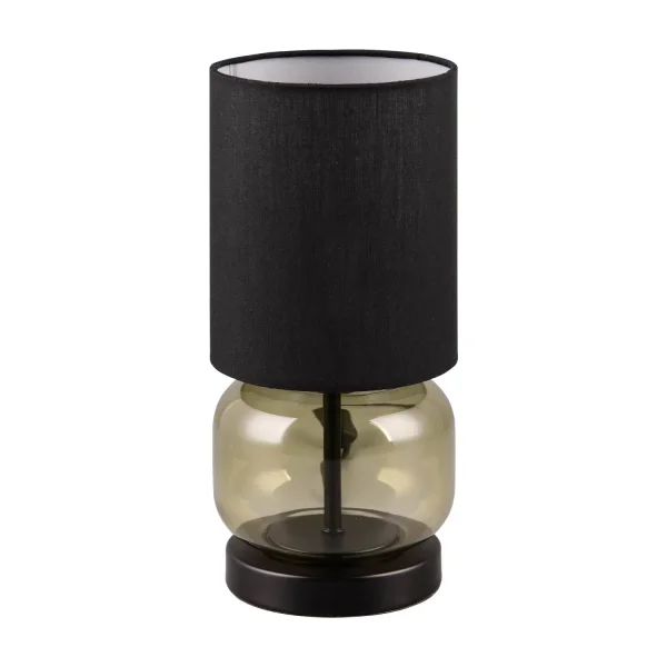 LAMPE DE TABLE BASE EN VERRE VERT E27 ELISEO LAMPE DE TABLE BASE EN VERRE VERT E27 ELISEO