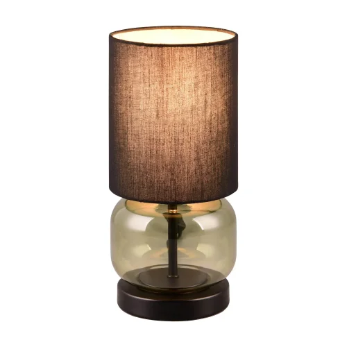 LAMPE DE TABLE BASE EN VERRE VERT E27 ELISEO LAMPE DE TABLE BASE EN VERRE VERT E27 ELISEO