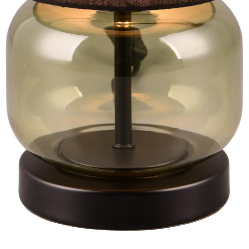 LAMPE DE TABLE BASE EN VERRE VERT E27 ELISEO LAMPE DE TABLE BASE EN VERRE VERT E27 ELISEO