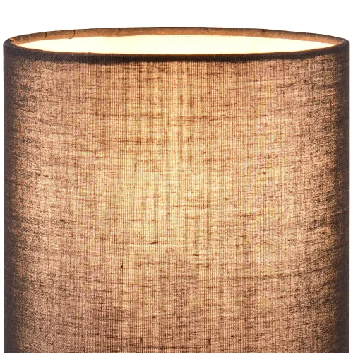 LAMPE DE TABLE BASE EN VERRE FUMÉ E27 ELISEO