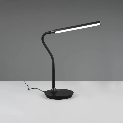 LAMPE DE TABLE LED TACTILE 5W RÉGLABLE NOIR TANNER
