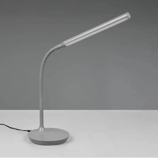 LAMPE DE TABLE TACTILE LED 5W RÉGLABLE GRIS TANNER 2