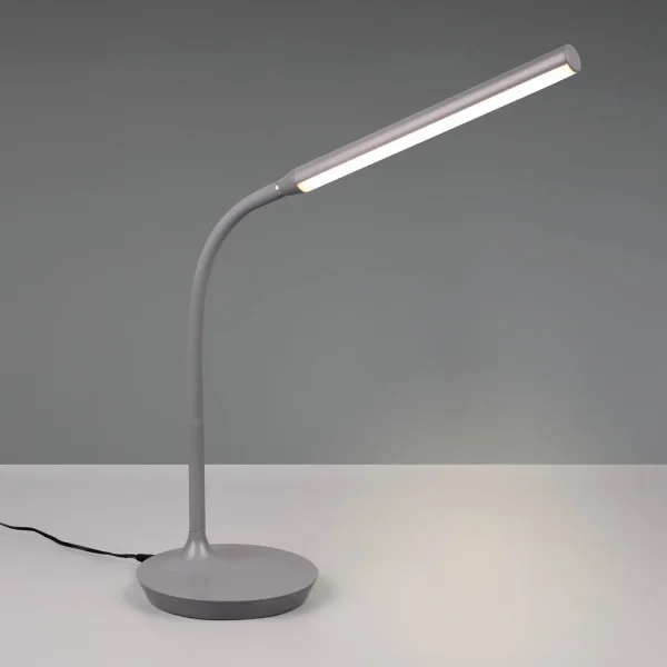 LAMPE DE TABLE TACTILE LED 5W RÉGLABLE GRIS TANNER LAMPE DE TABLE TACTILE LED 5W RÉGLABLE GRIS TANNER