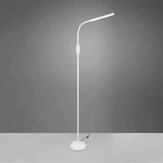 LAMPADAIRE LED TACTILE 5W RÉGLABLE BLANC TANNER
