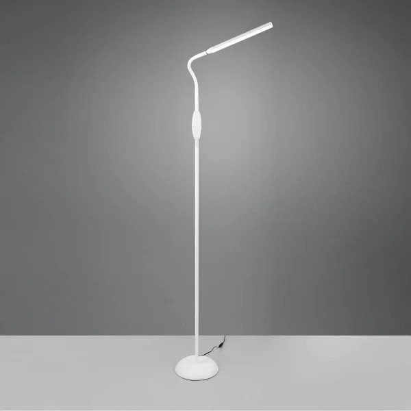 LAMPADAIRE LED TACTILE 5W RÉGLABLE BLANC TANNER