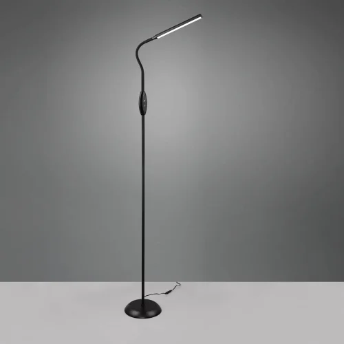 LAMPADAIRE LED TACTILE 5W RÉGLABLE NOIR TANNER