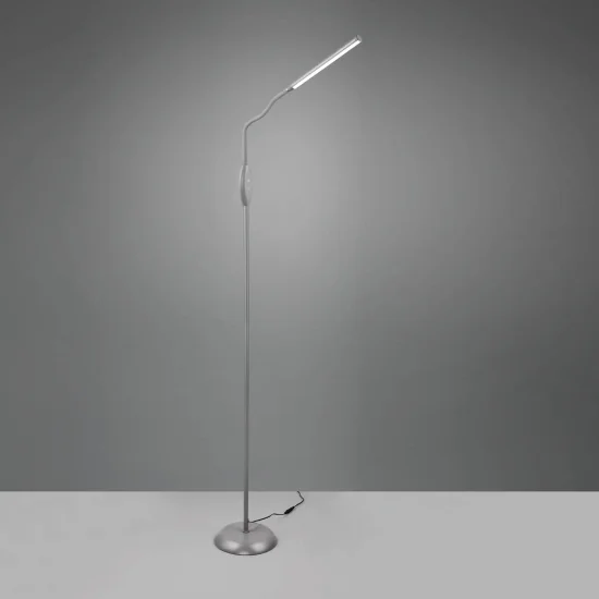 LAMPADAIRE TACTILE LED 5W RÉGLABLE GRIS TANNER 2