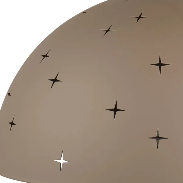 LAMPE DE TABLE EN MÉTAL GRIS BRUN E14 NISCALO