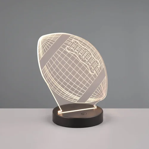 LAMPE DE TABLE LED 3,2W 3000K RGBW BALLON DE FOOTBALL AMÉRICAIN