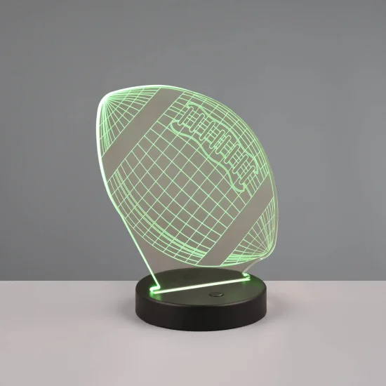 LAMPE DE TABLE LED 3,2W 3000K RGBW BALLON DE FOOTBALL AMÉRICAIN 2