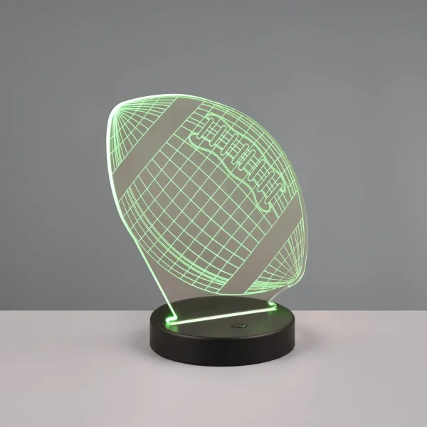LAMPE DE TABLE LED 3,2W 3000K RGBW BALLON DE FOOTBALL AMÉRICAIN
