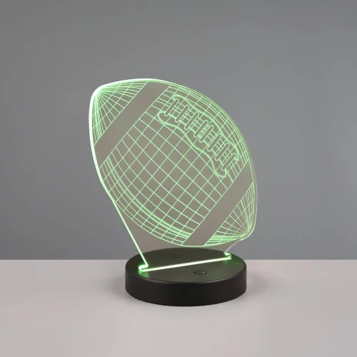 LAMPE DE TABLE LED 3,2W 3000K RGBW BALLON DE FOOTBALL AMÉRICAIN