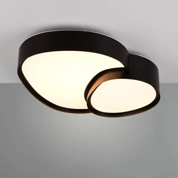 PLAFONNIER LED 21W 2700-6500K NOIR RUBY PLAFONNIER LED 21W 2700-6500K NOIR RUBY