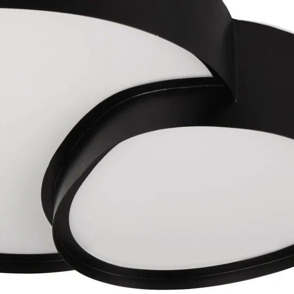 PLAFONNIER LED 21W 2700-6500K NOIR RUBY PLAFONNIER LED 21W 2700-6500K NOIR RUBY