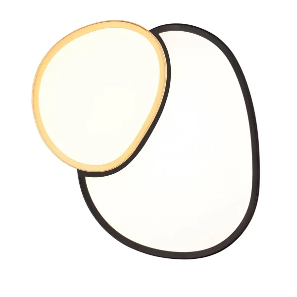 PLAFONNIER LED 21W 2700-6500K NOIR-OR RUBY