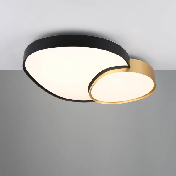 PLAFONNIER LED 45W 2700-6500K NOIR-OR RUBY