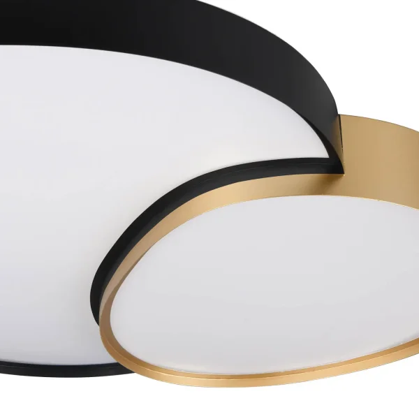 PLAFONNIER LED 45W 2700-6500K NOIR-OR RUBY