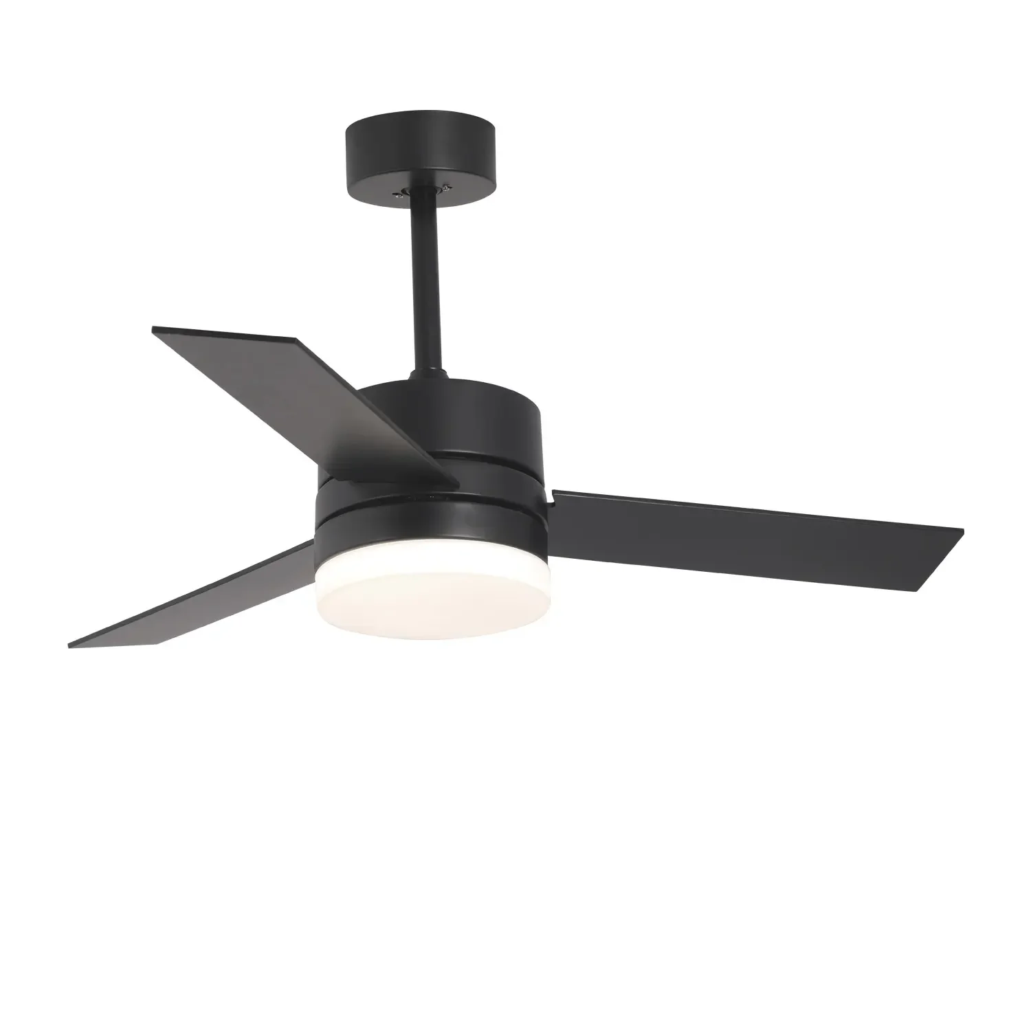 Ventilateur Plafond 40cm Avec Lumière LED IZOWE - Silencieux, 6 Vitesses, 3 Couleurs, Réversible Et Dimmable