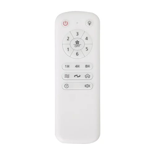 Ventilateur de plafond avec éclairage LED 17 W à intensité variable, finition cuir, modèle New Lorenzo | Lúzete