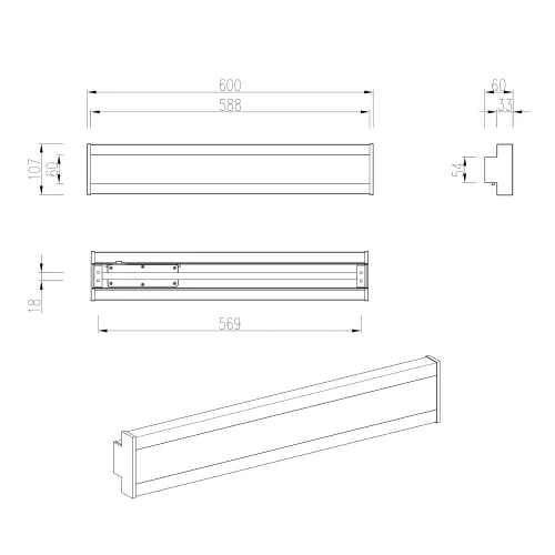 APPLIQUE EXTÉRIEURE LED 8W RÉGLABLE IP54 ANTRACITE DASHIEL