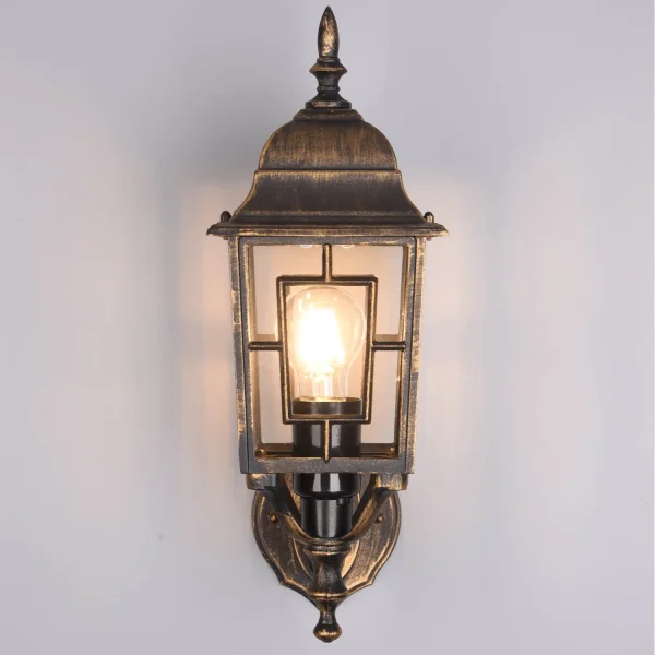 APPLIQUE EXTÉRIEUR ASCENDANTE E27 IP44 OXYDE 41CM VALESKA