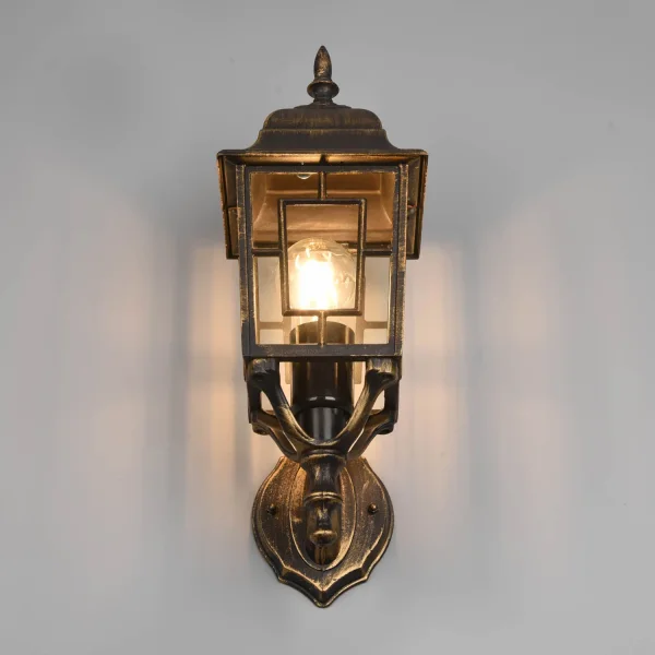 APPLIQUE EXTÉRIEUR ASCENDANTE E27 IP44 OXYDE 41CM VALESKA