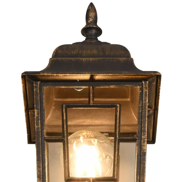 APPLIQUE EXTÉRIEUR ASCENDANTE E27 IP44 OXYDE 41CM VALESKA