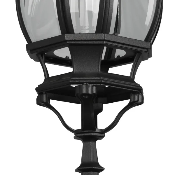 APPLIQUE EXTÉRIEUR DESCENDANT E27 IP44 NOIR ELOWEN