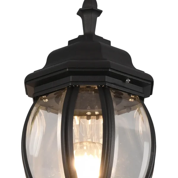 APPLIQUE EXTERIEUR ASCENDANT E27 IP44 NOIR ELOWEN