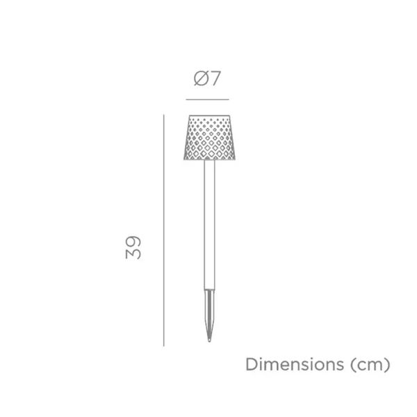 PACK DE 4 PICOTS SOLAIRES GRETITA NOIR IP44