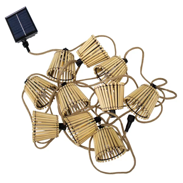 GUIRNALDE SOLAIRE + BATTERIE RECHARGEABLE IP44 YUTE OKINAWA