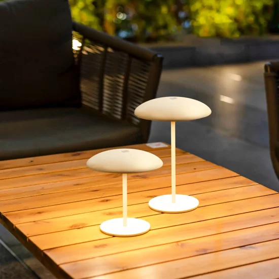 LAMPE DE TABLE EXTÉRIEURE IP44 BATTERIE BLANCHE SARDINIA 30 2