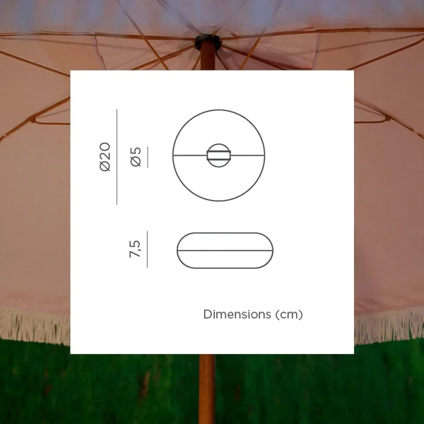 Ampoule Pour Parasol à Batterie Rechargeable Lima 20| Lúzete Ampoule Pour Parasol à Batterie Rechargeable Lima 20| Lúzete