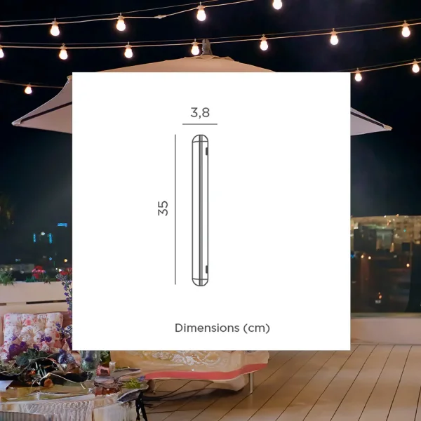 Ampoule Portable RGB Batterie Rechargeable Banana 35| Lúzete Ampoule Portable RGB Batterie Rechargeable Banana 35| Lúzete