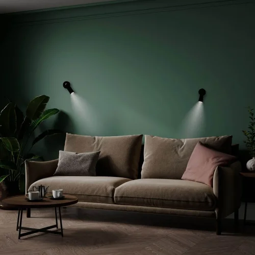 Applique Sans Fils Batterie Rechargeable Noir Roll 4| Lúzete