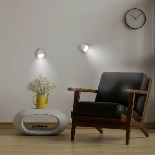 Applique Sans Fil Batterie Rechargeable Blanc Roll 8 | Lúzete Applique Sans Fil Batterie Rechargeable Blanc Roll 8 | Lúzete