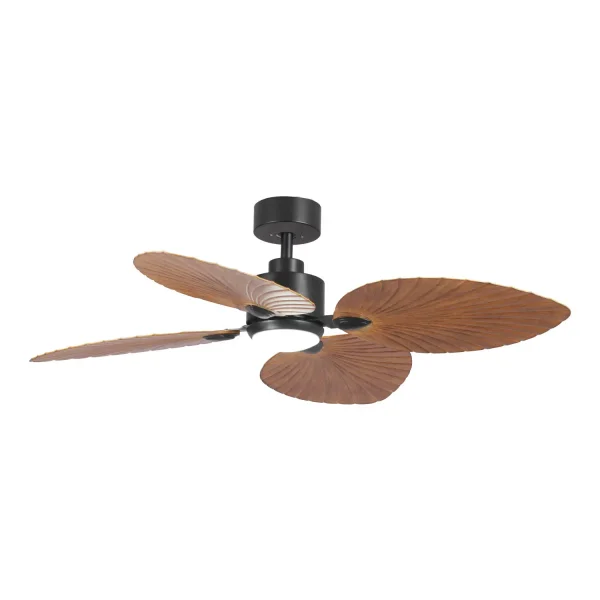 VENTILATEUR DE PLAFOND LED 18W RÉGLABLE 4 PALES MOTEUR DC LAGOS