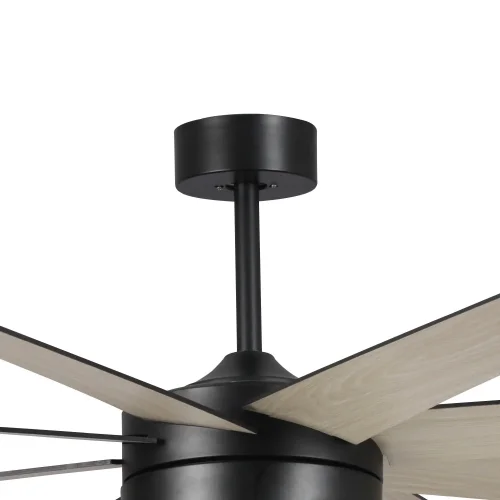 VENTILATEUR DE PLAFOND LED 24W RÉGLABLE 8 PALES MOTEUR DC SOLEI