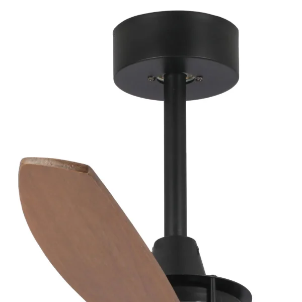 VENTILATEUR DE PLAFOND SANS LUMIÈRE 3 PALES BOIS MOTEUR DC WINSTON